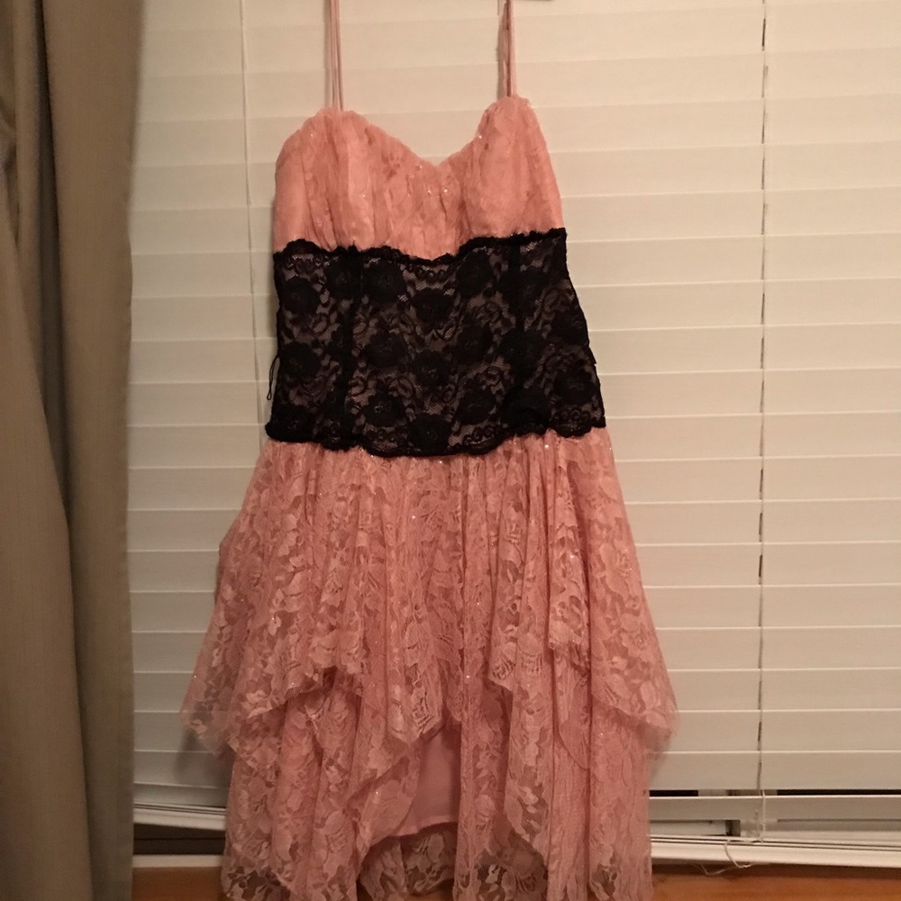 Worn once pink sparkley dress